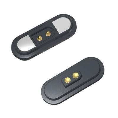 2pin rectangle type male and female magnetic connector for 3A charging