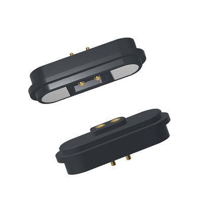 2pin rectangle type male and female magnetic connector for 3A charging