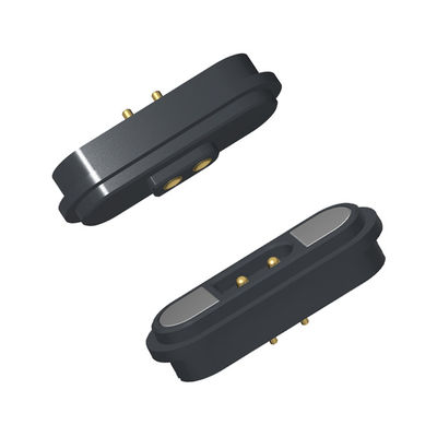 2pin rectangle type male and female magnetic connector for 3A charging