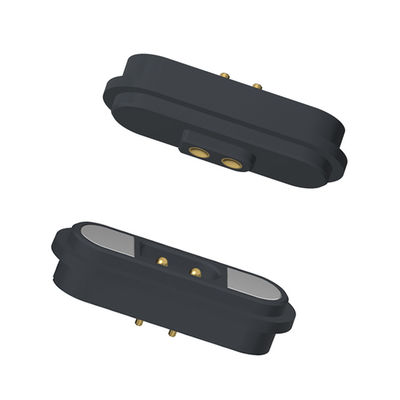 2pin rectangle type male and female magnetic connector for 3A charging
