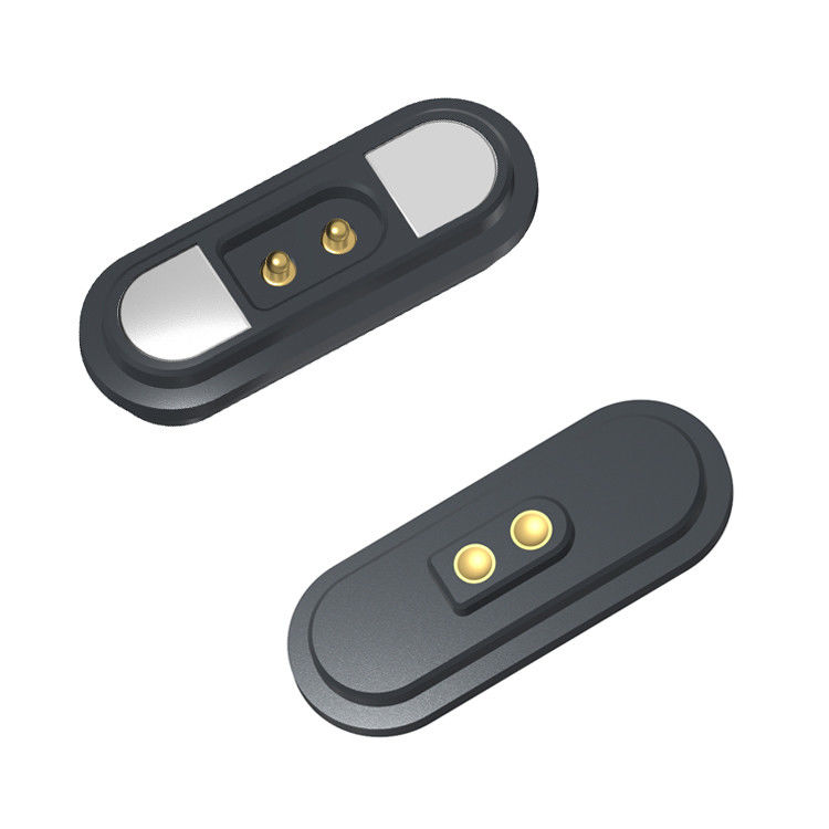2pin rectangle type male and female magnetic connector for 3A charging